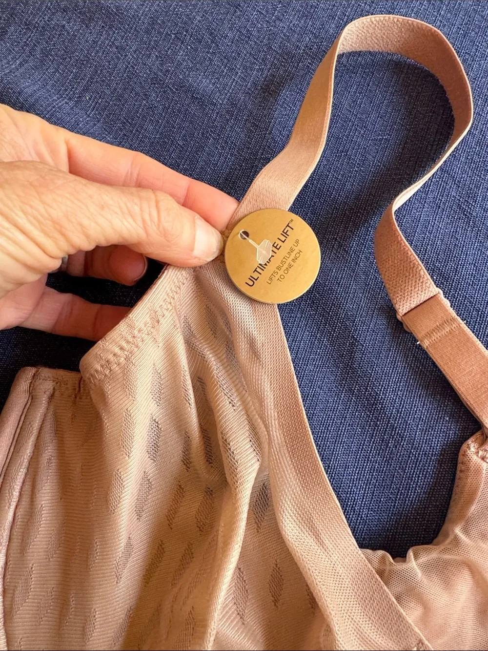 Wacoal Beige Nude Underwire Bra with Adjustable Racerback - Picture 3 of 6